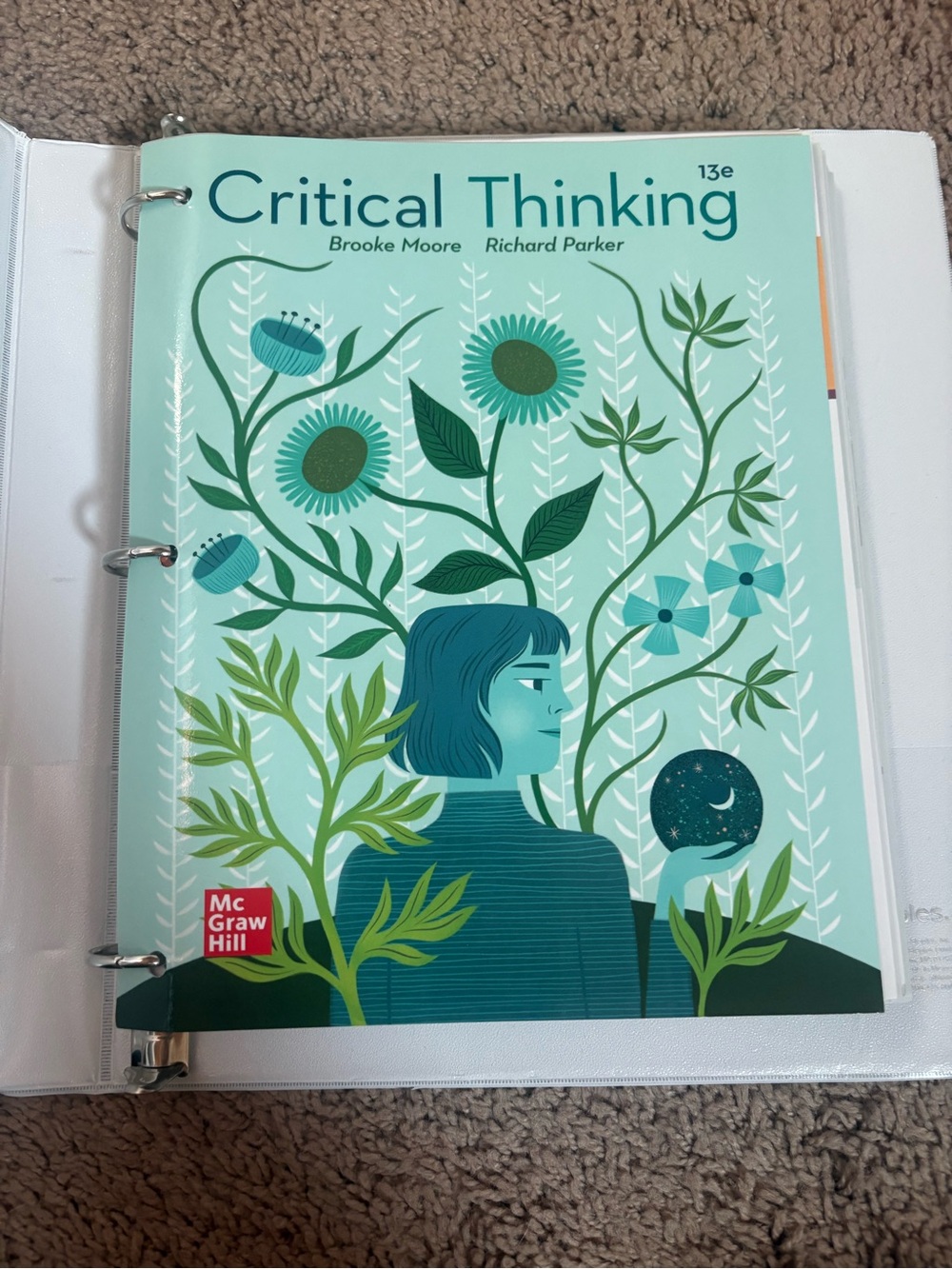 McGraw Hill Critical Thinking by Brooke Moore and Richard Parker - Picture 2 of 4